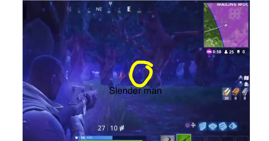  - slenderman in fortnite